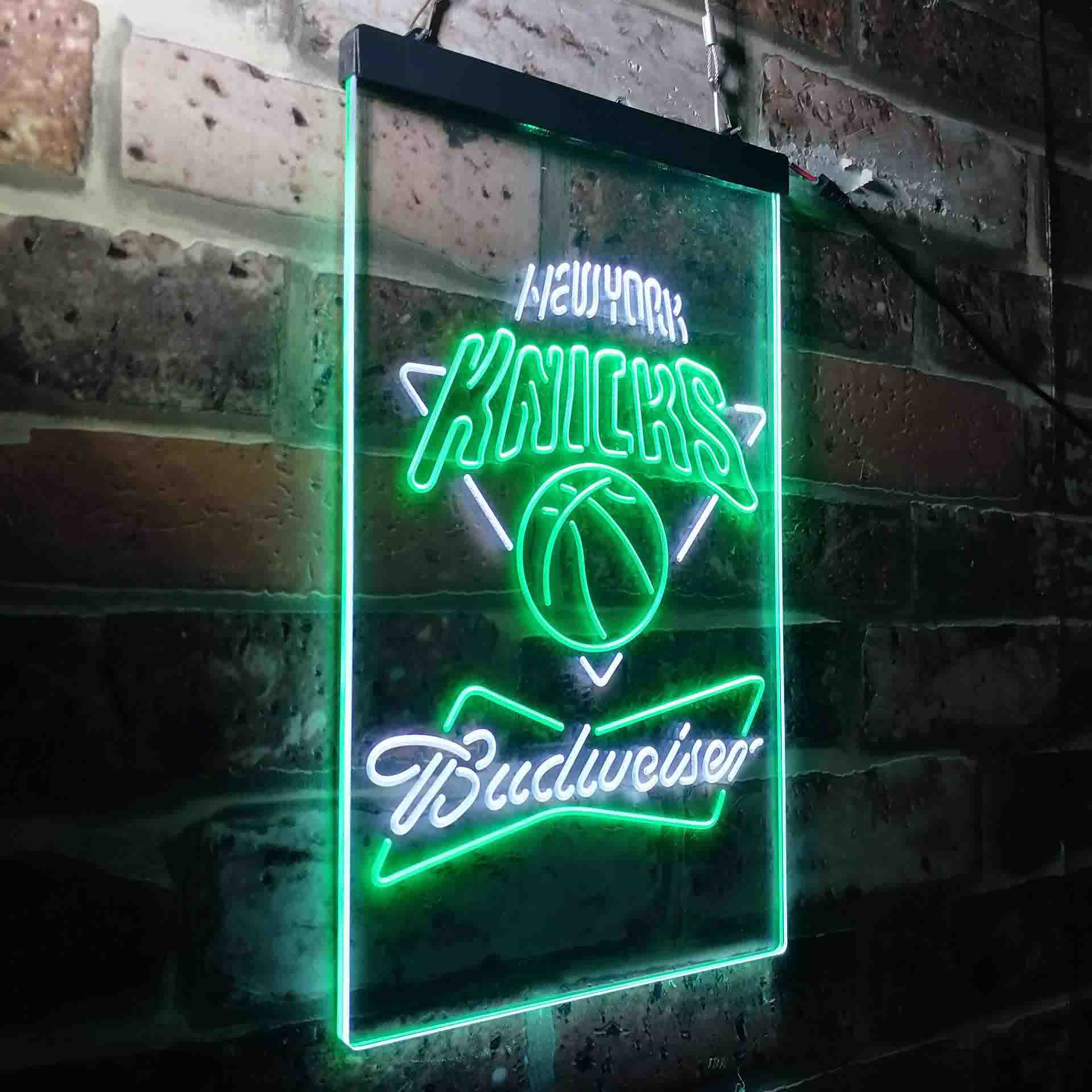 New York Knicks Budweiser Neon-Like LED Sign - Image 20