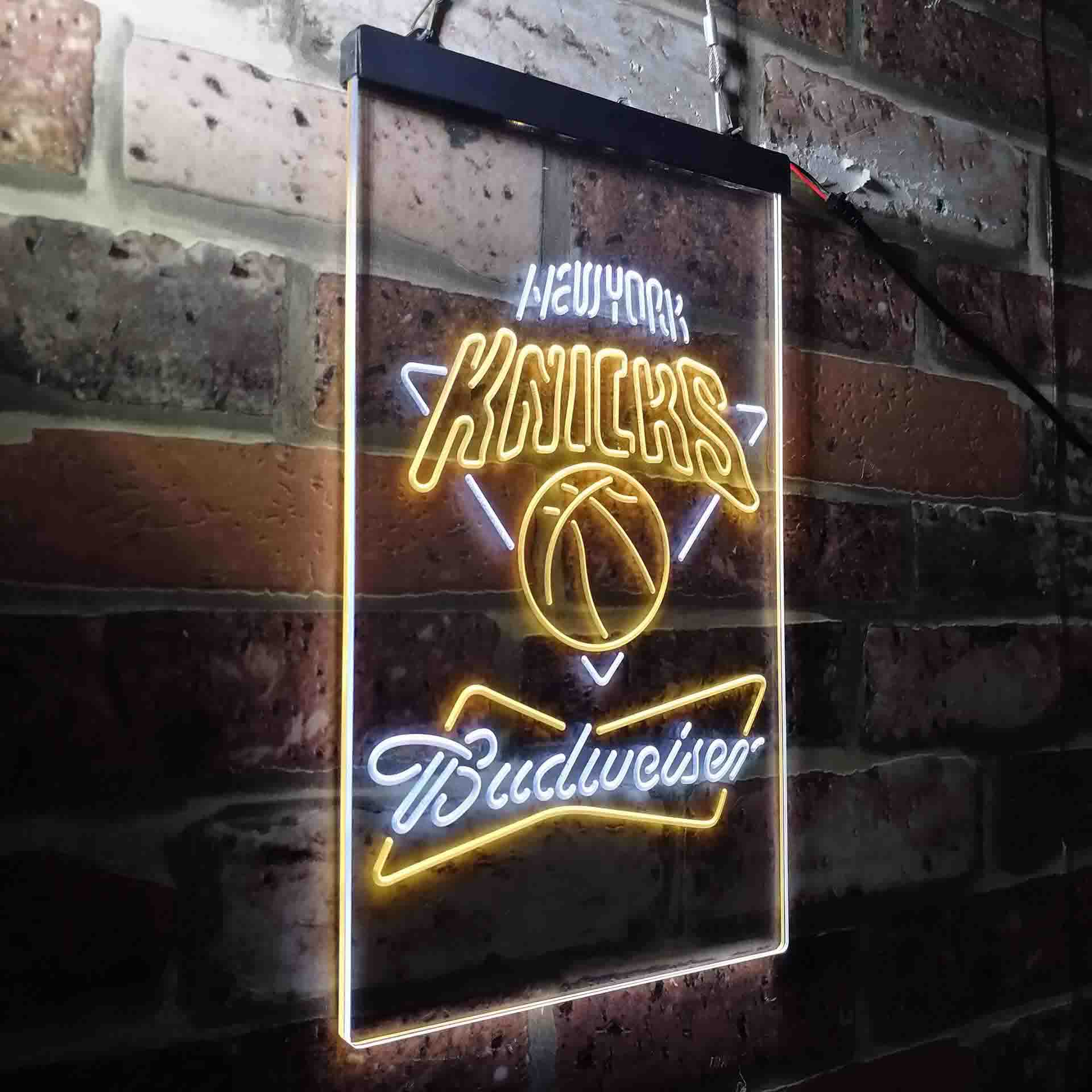 New York Knicks Budweiser Neon-Like LED Sign - Image 21