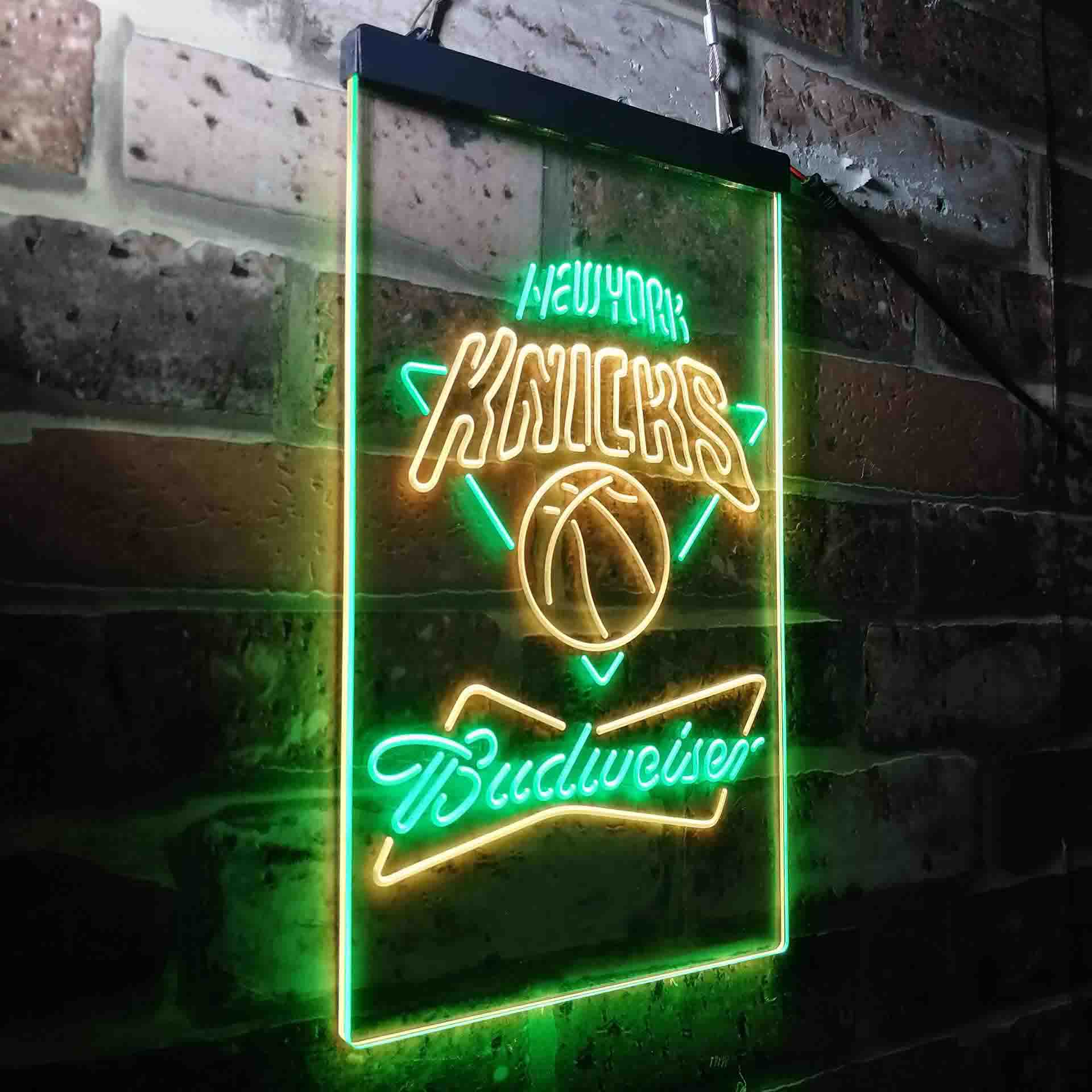 New York Knicks Budweiser Neon-Like LED Sign - Image 22