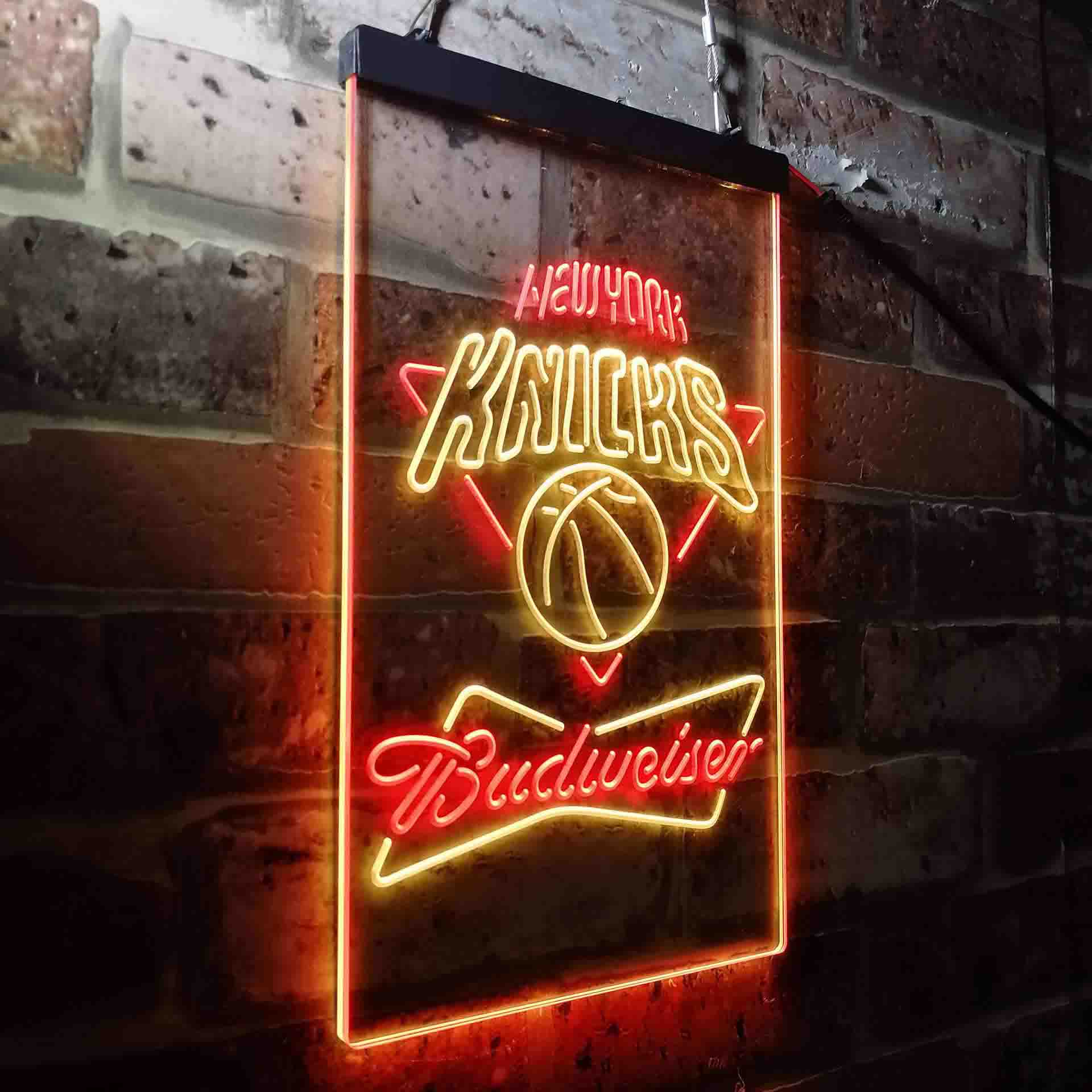 New York Knicks Budweiser Neon-Like LED Sign - Image 26