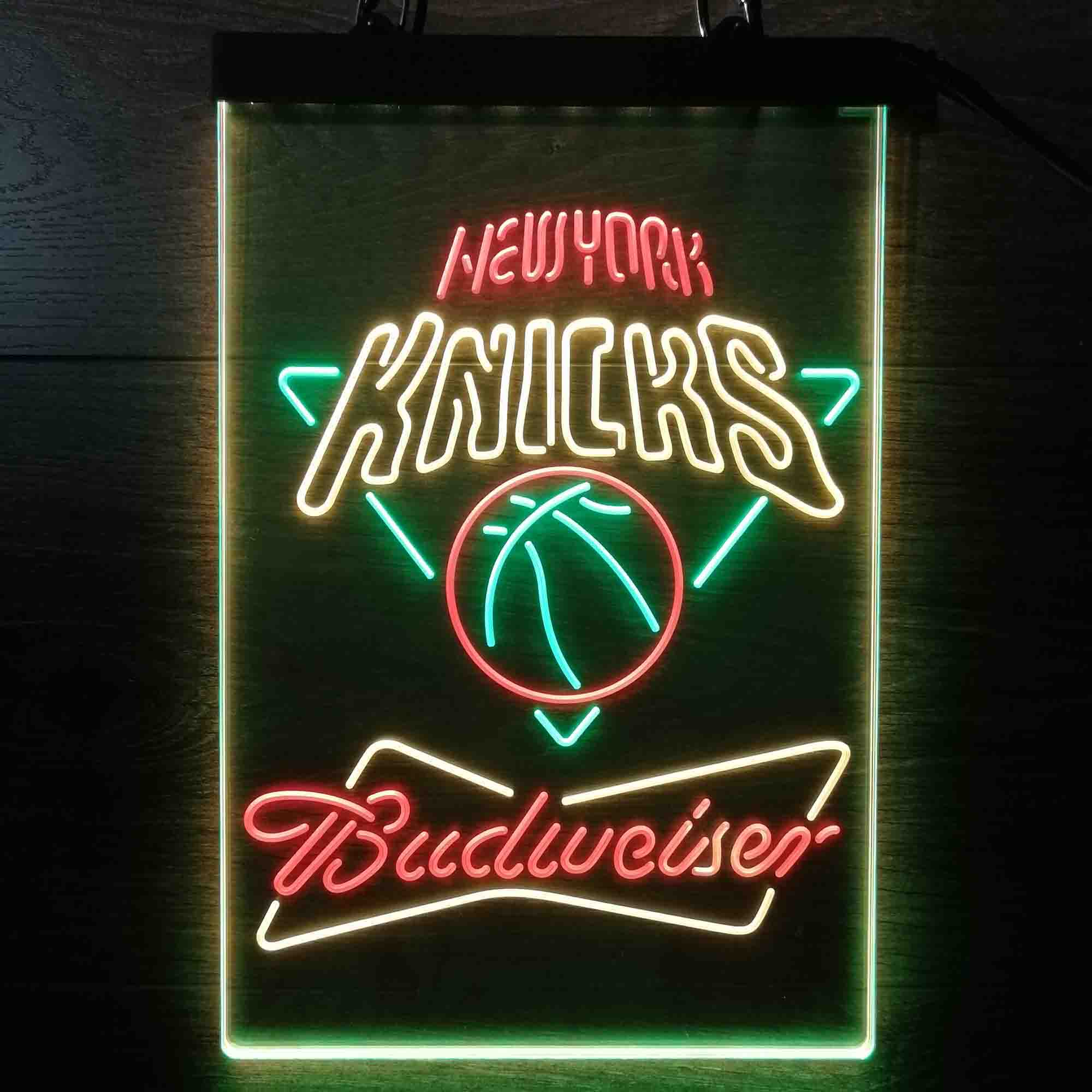 New York Knicks Nba Budweiser Neon LED Sign 3 Colors - Image 7