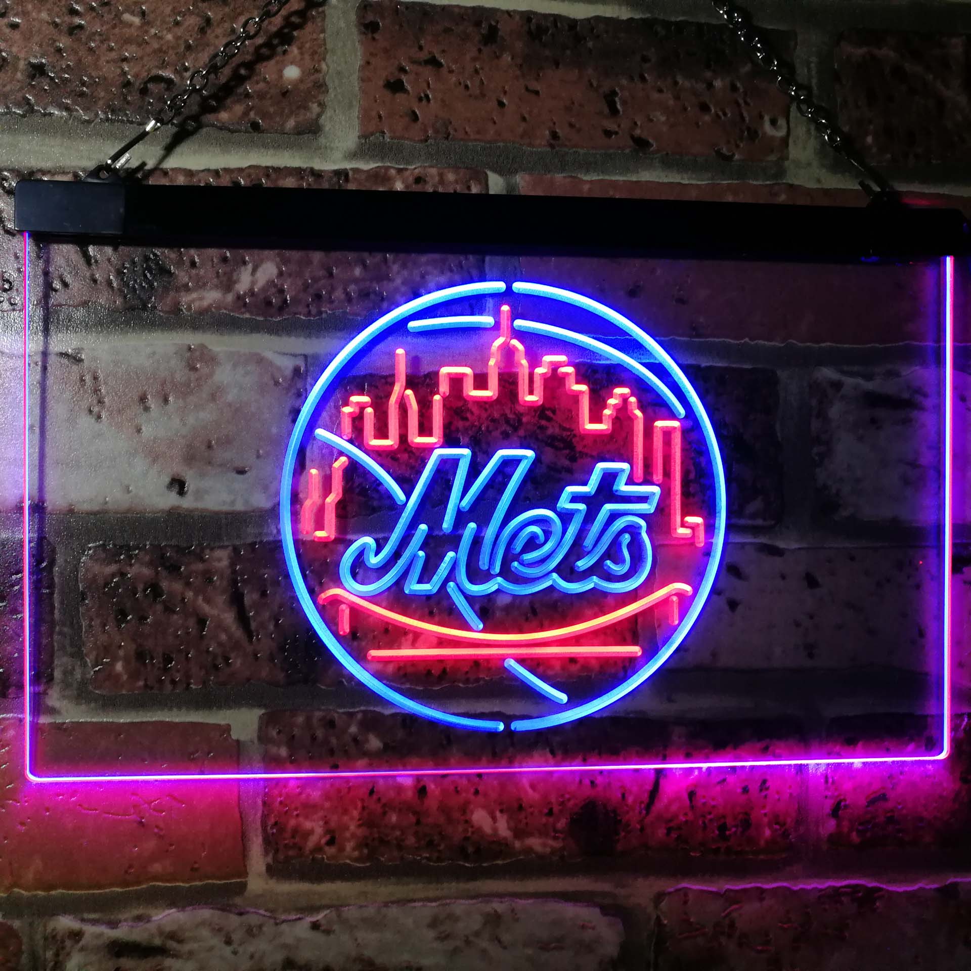 New York Mets Beer Bar LED Neon Sign