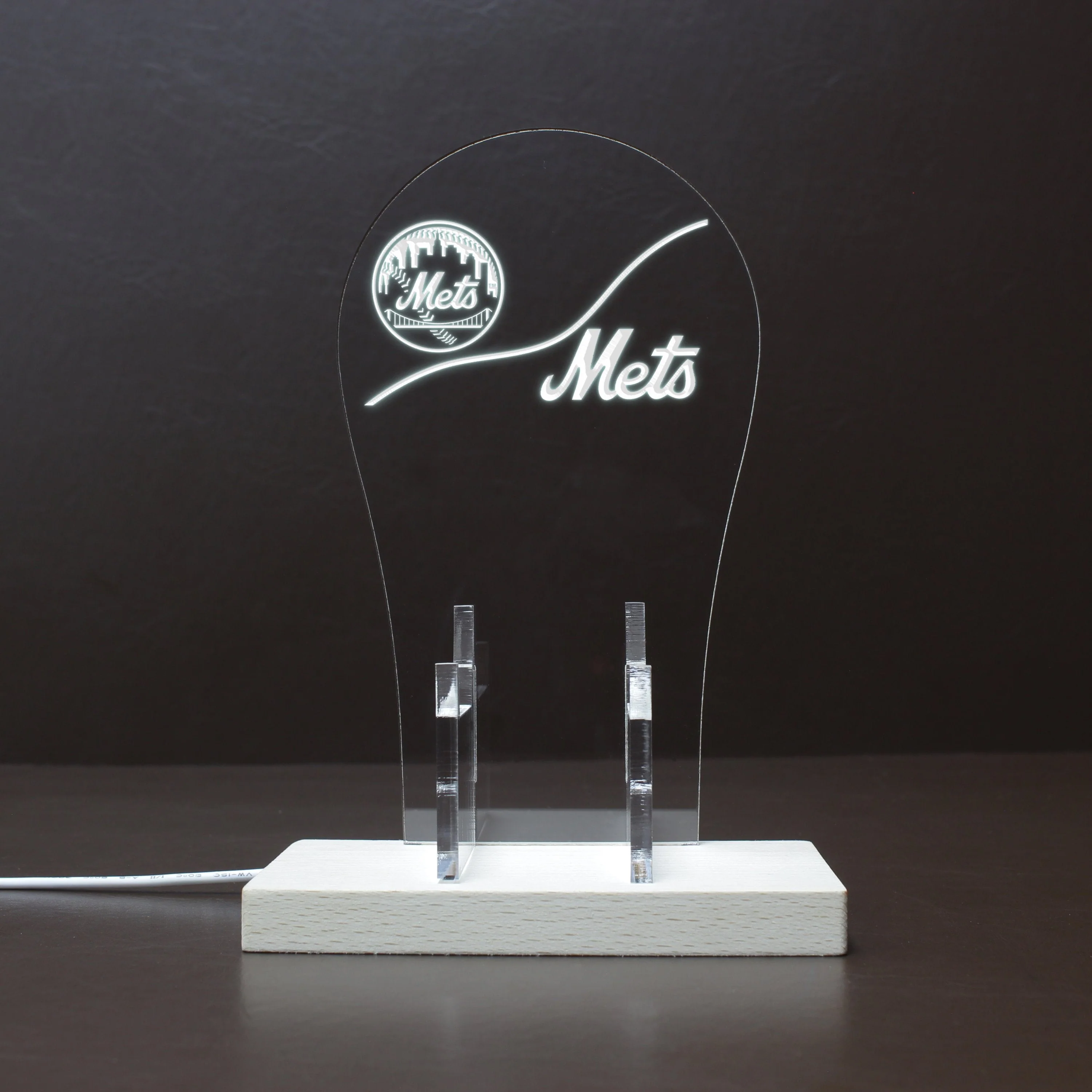 New York Mets LED Gaming Headset Controller Stand - Image 10
