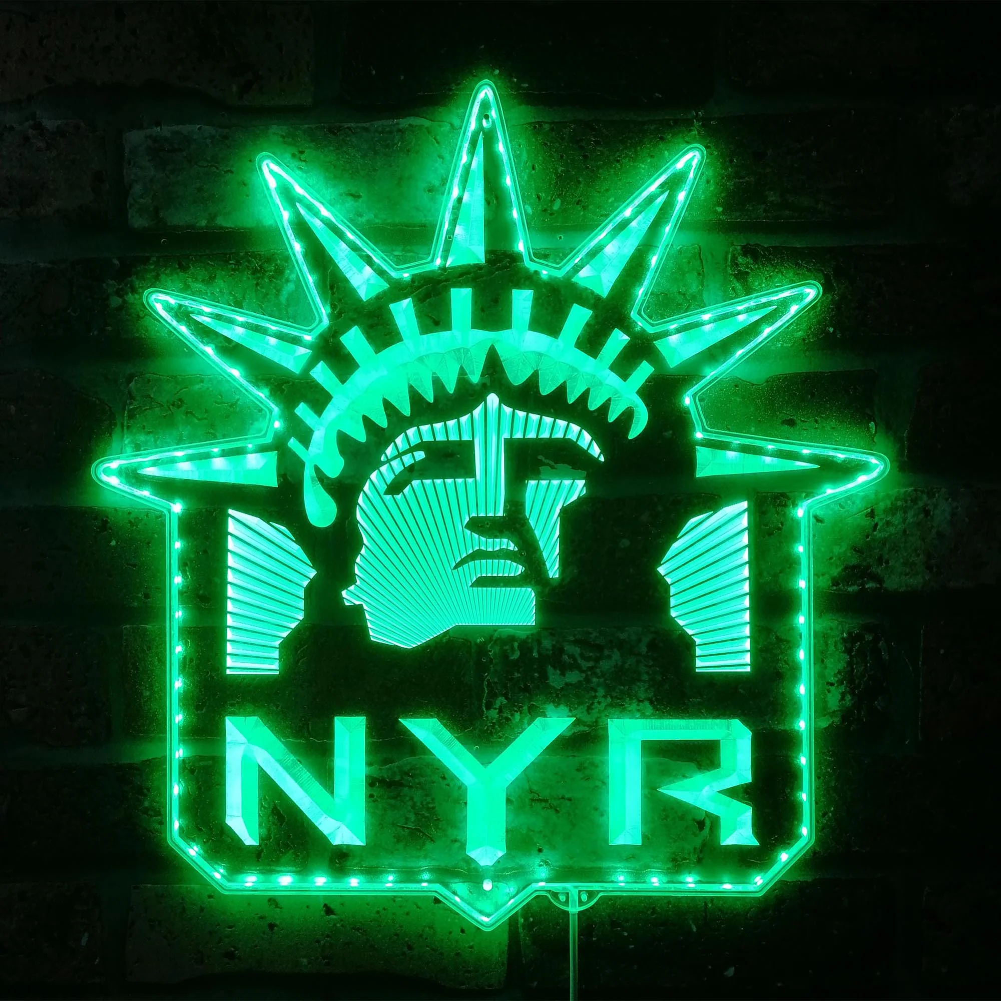New York Rangers Neon LED Sign with Dynamic RGB Colors - Image 6