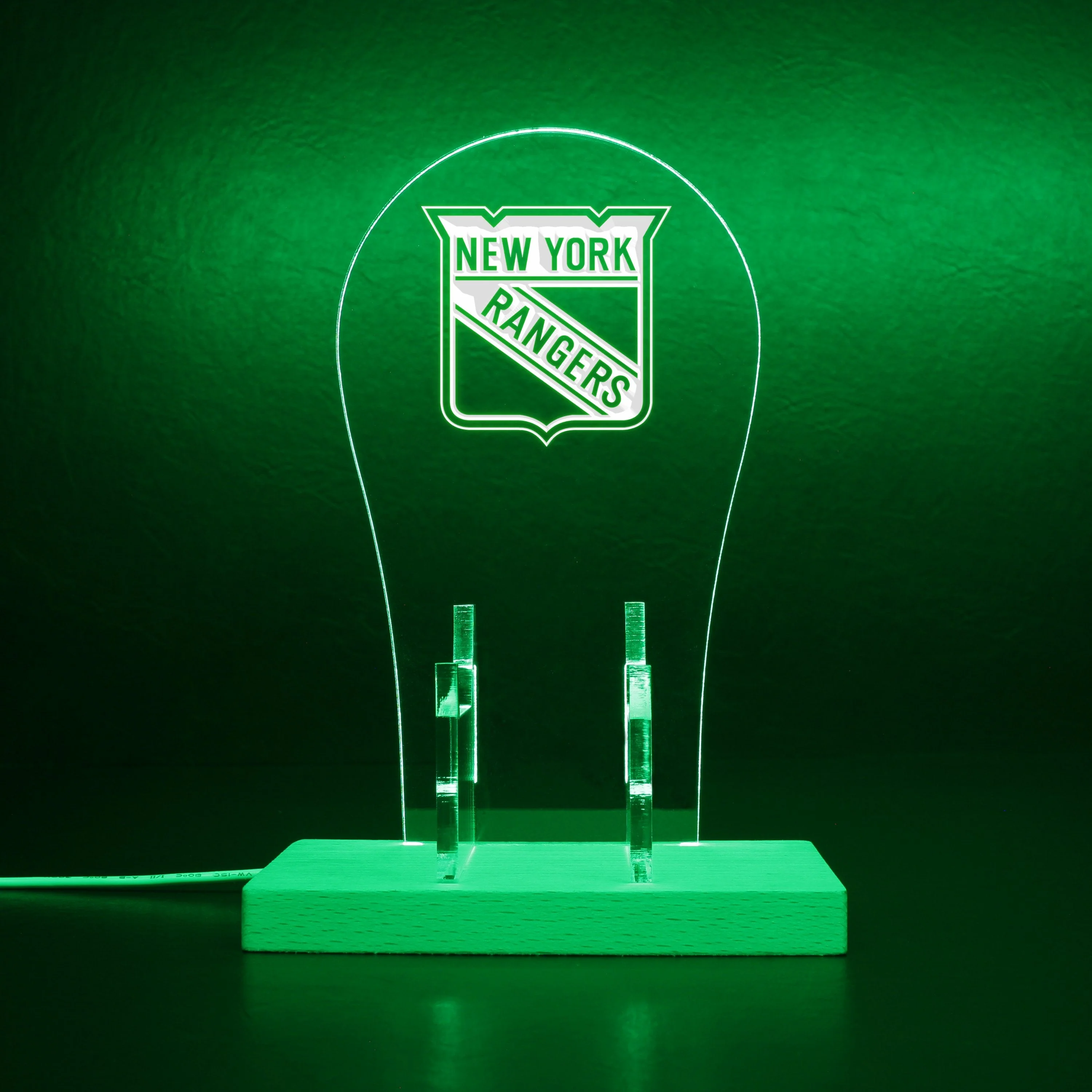 New York Rangers LED Gaming Headset Controller Stand - Image 6