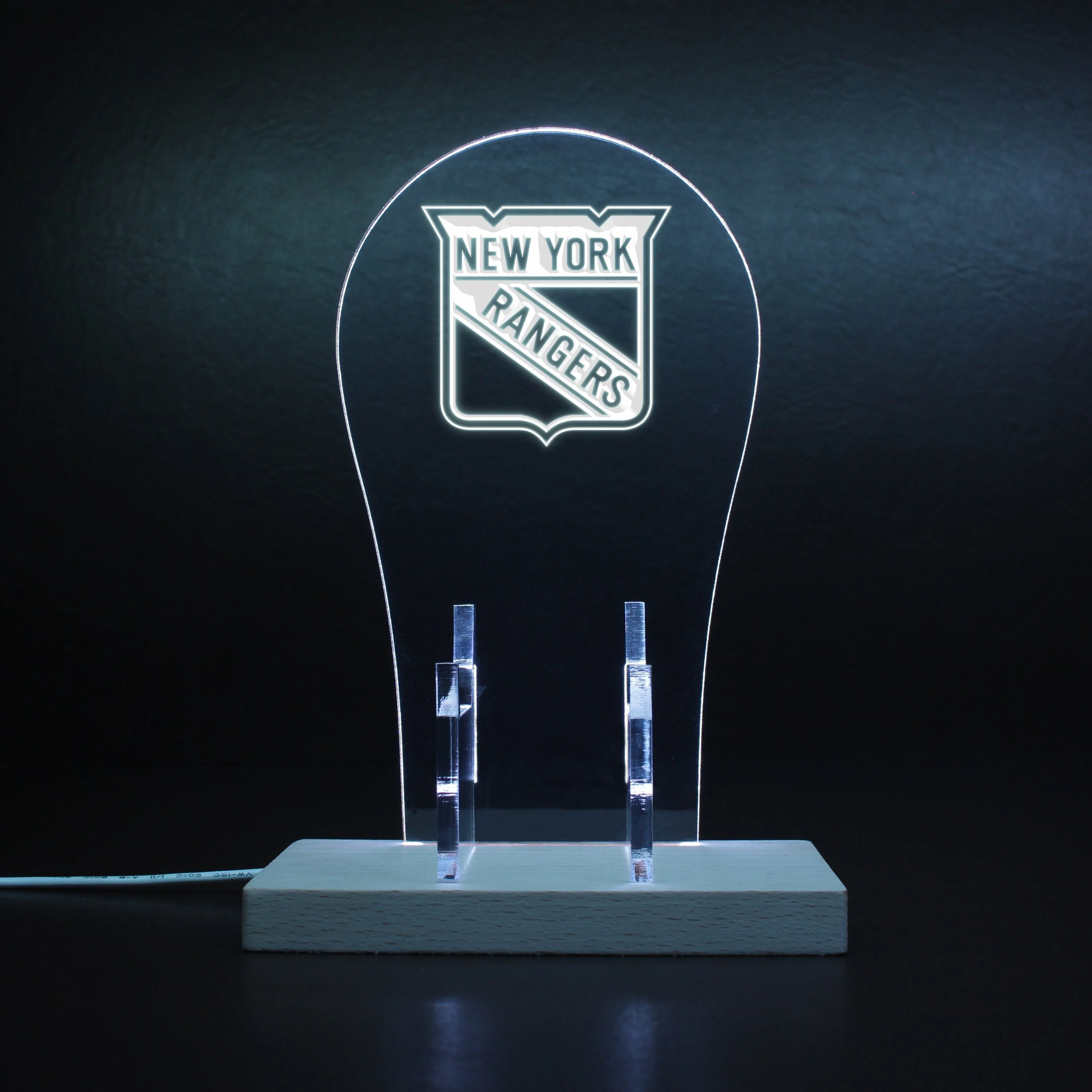 New York Rangers LED Gaming Headset Controller Stand - Image 7
