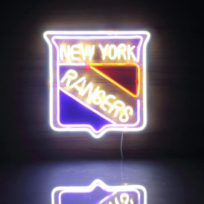 New York Rangers Handmade Neon Flex LED Sign