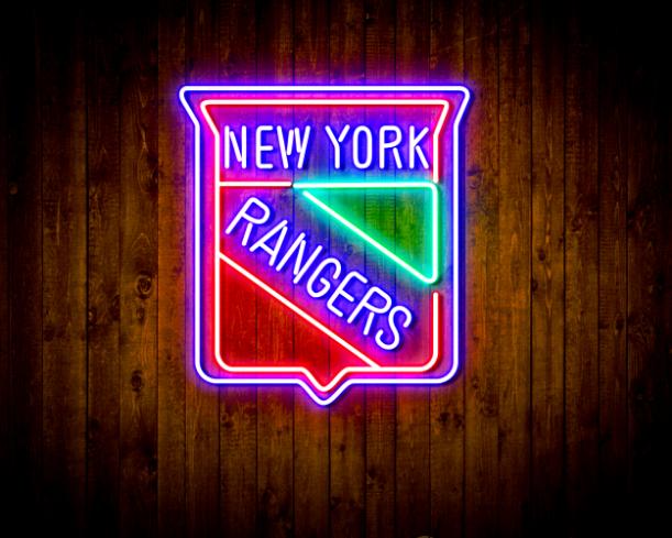 New York Rangers Handmade Neon Flex LED Sign - Image 2