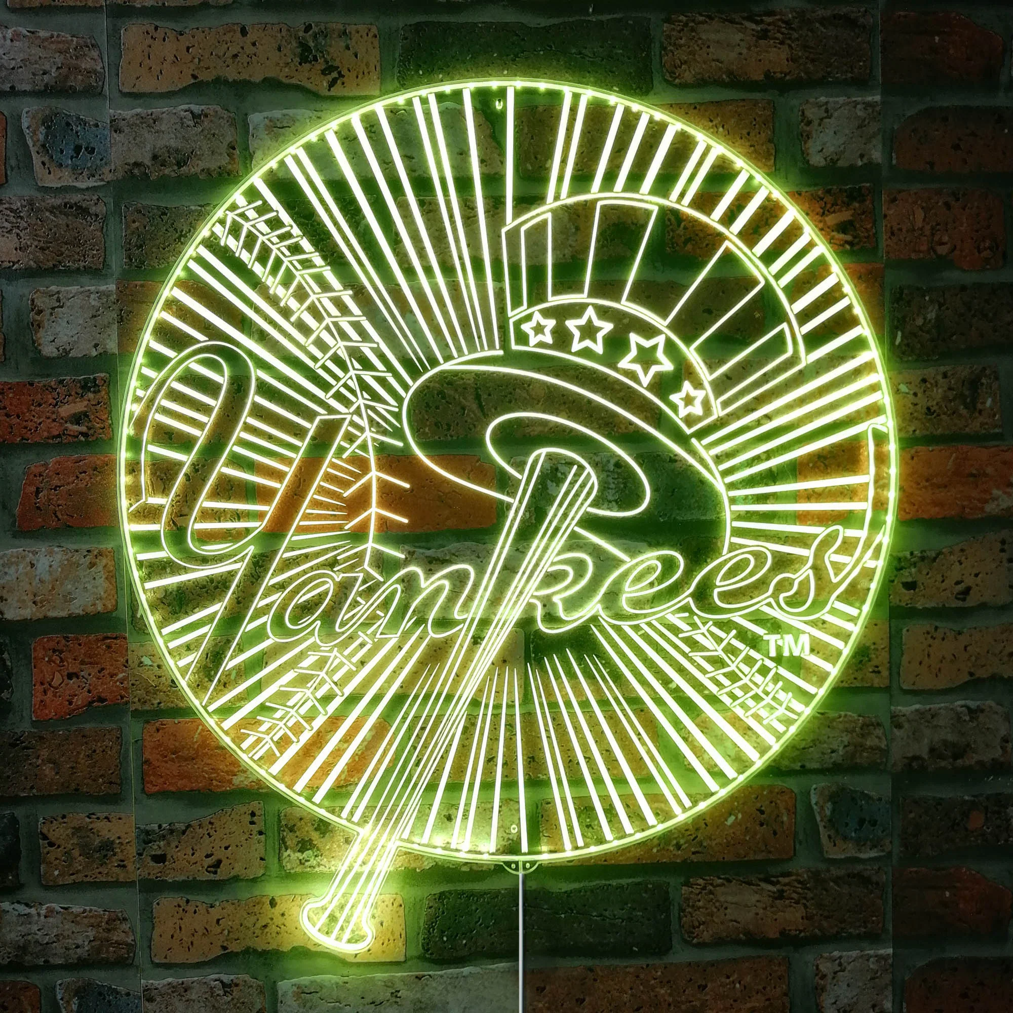 New York Yankees Neon LED Sign with Dynamic RGB Colors - Image 7