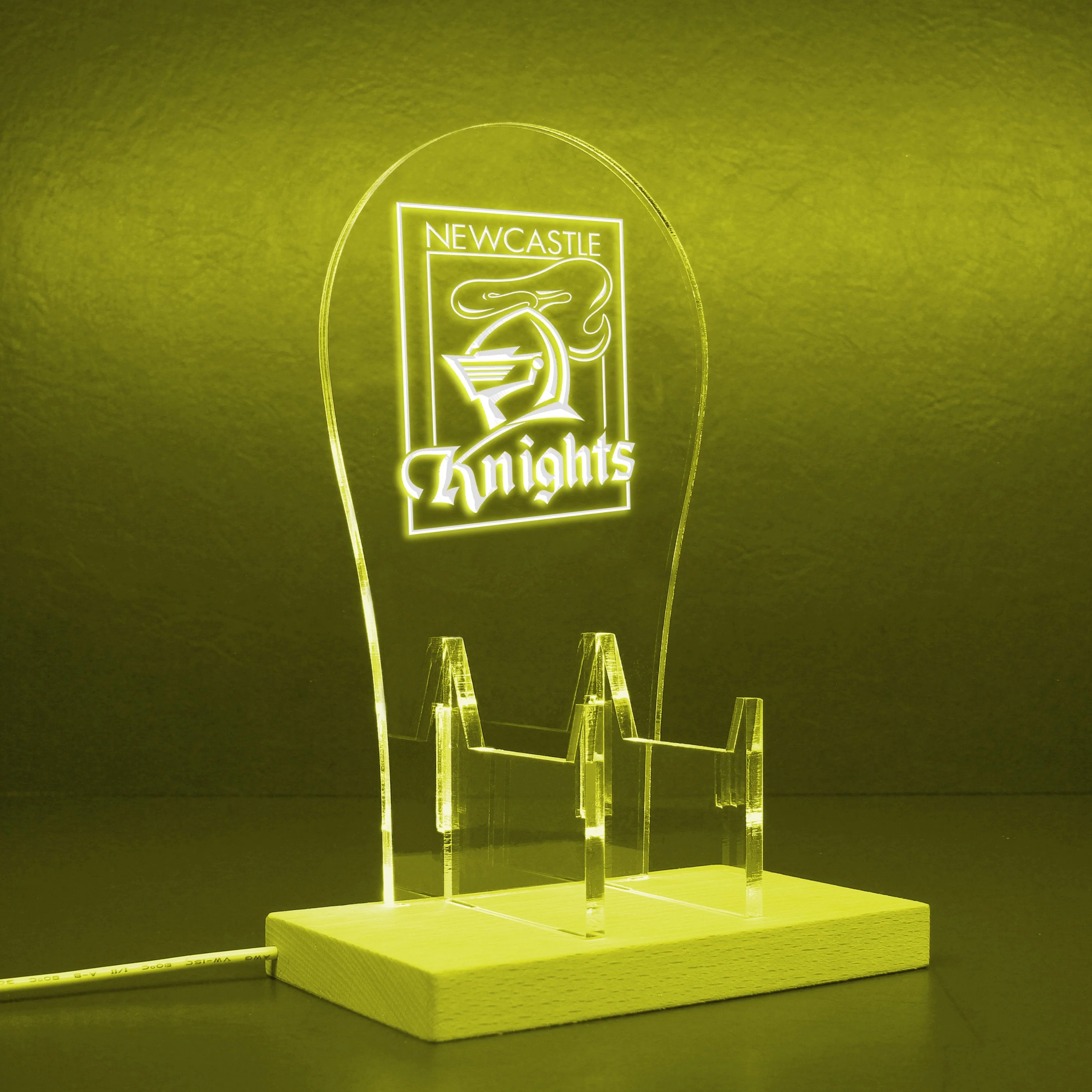 Newcastle Knights LED Gaming Headset Controller Stand - Image 8