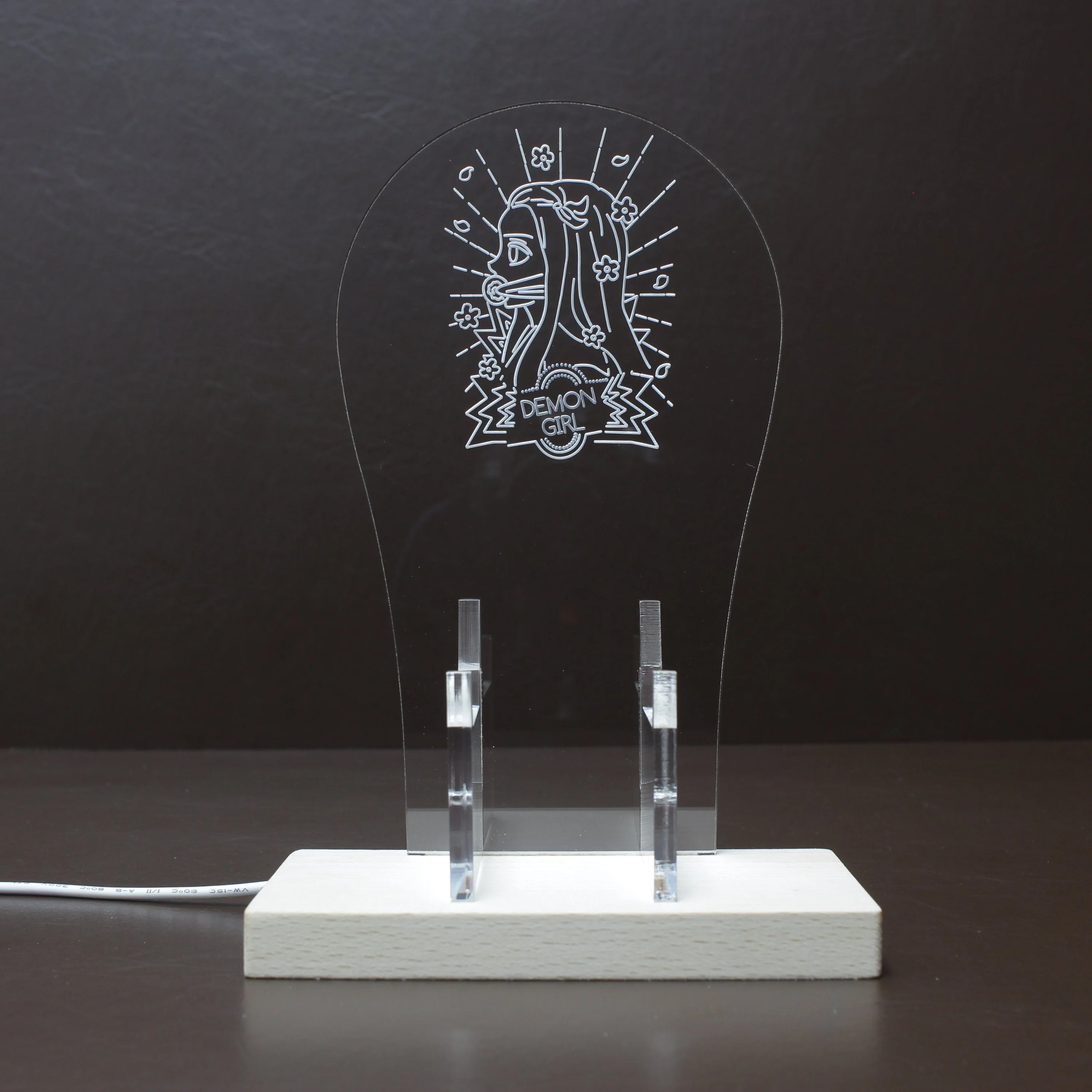 Nezuko Kamado Demon Slayer LED Gaming Headset Controller Stand - Image 10