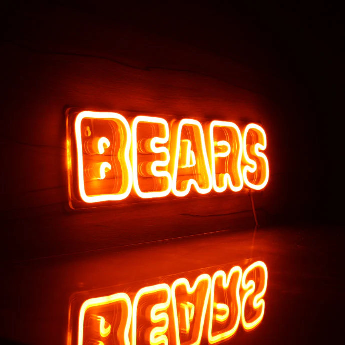NFL Chicago BEARS Handmade Neon Flex LED Sign - Image 4