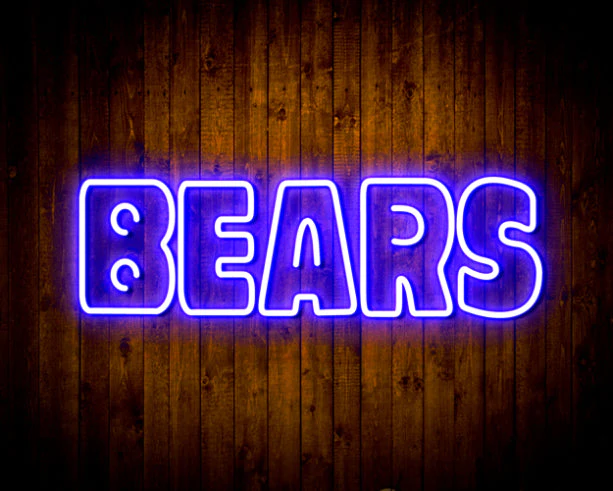 NFL Chicago BEARS Handmade Neon Flex LED Sign - Image 7