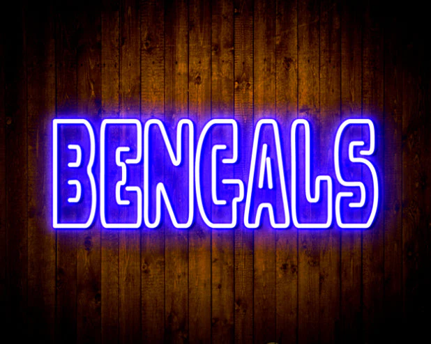NFL Cincinnati BENGALS Handmade Neon Flex LED Sign - Image 6