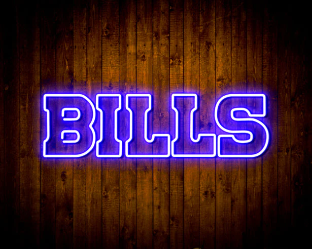 NFL Buffalo Bills Handmade Neon Flex LED Sign - Image 2