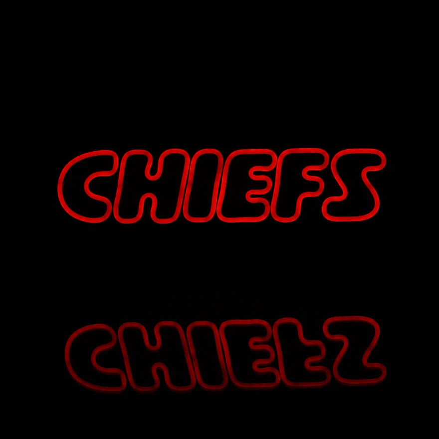 Kansas City Chiefs Home Bar Neon Flex LED Sign - Image 4
