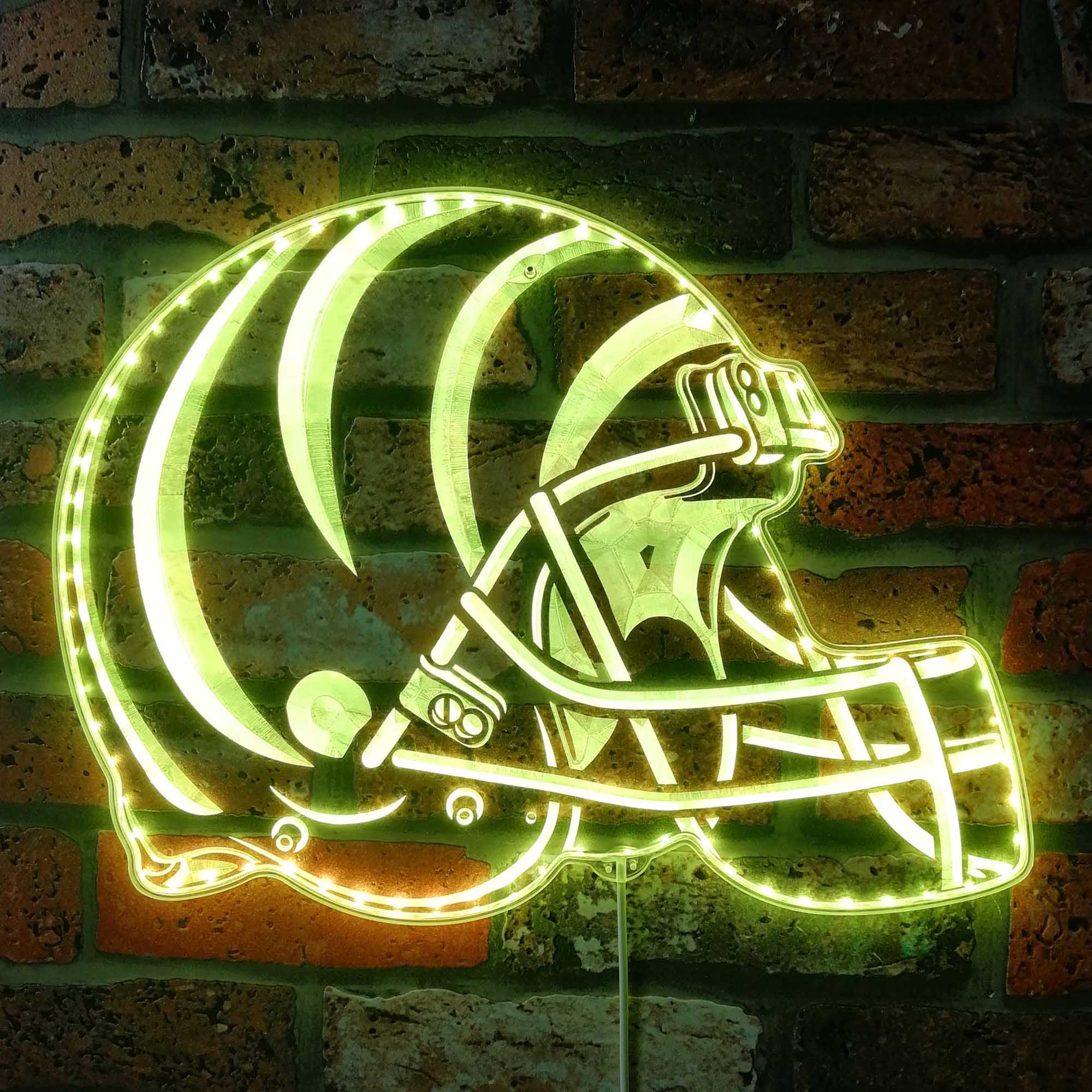 NFL Cincinnati Bengals Sport Neon LED Sign with Dynamic RGB Colors - Image 7