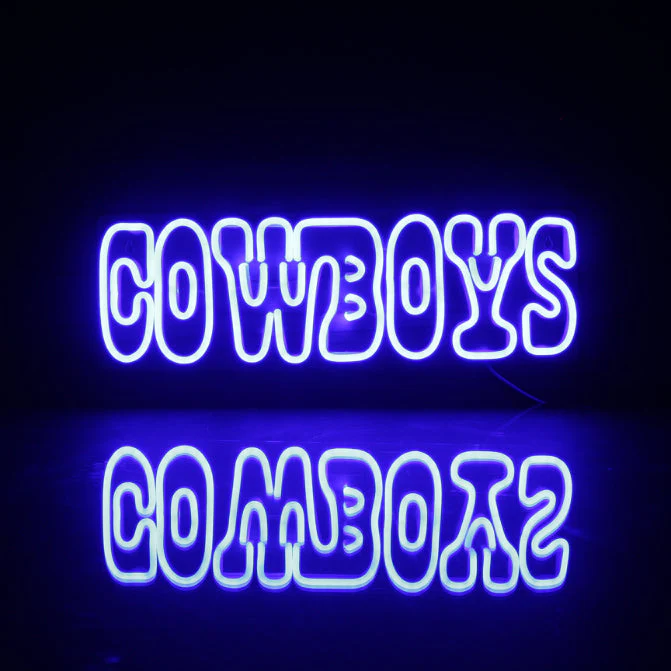 NFL COWBOYS Handmade Neon Flex LED Sign