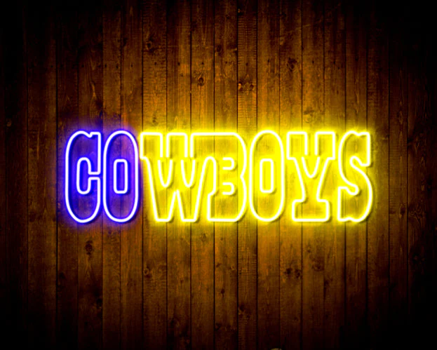 NFL COWBOYS Handmade Neon Flex LED Sign - Image 12