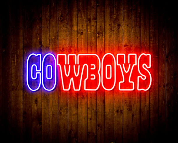 NFL COWBOYS Handmade Neon Flex LED Sign - Image 2