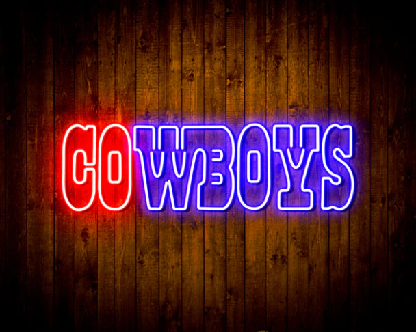 NFL COWBOYS Handmade Neon Flex LED Sign - Image 5