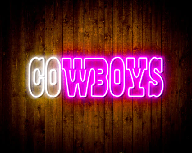 NFL COWBOYS Handmade Neon Flex LED Sign - Image 6