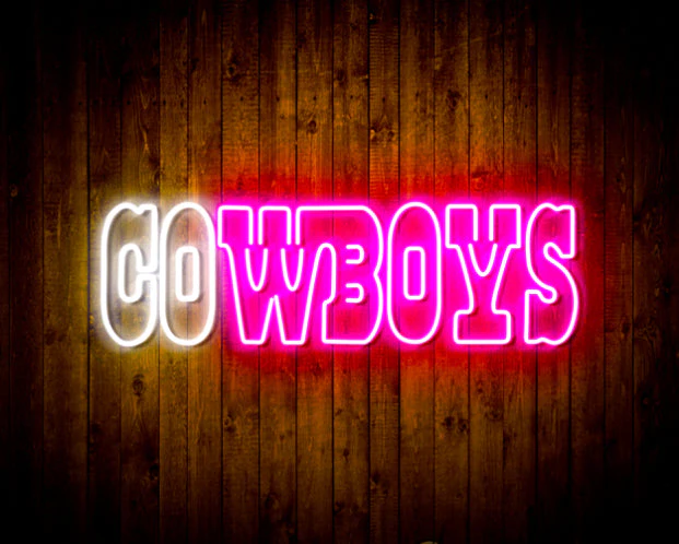 NFL COWBOYS Handmade Neon Flex LED Sign - Image 7