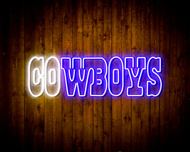 NFL COWBOYS Handmade Neon Flex LED Sign - Image 8