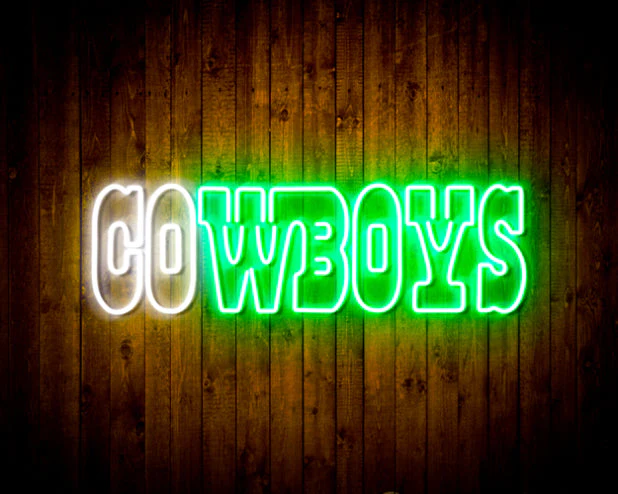 NFL COWBOYS Handmade Neon Flex LED Sign - Image 9