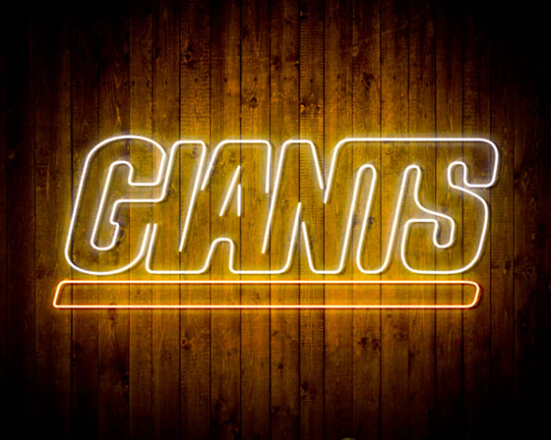 NFL New York Giants Handmade Neon Flex LED Sign - Image 16
