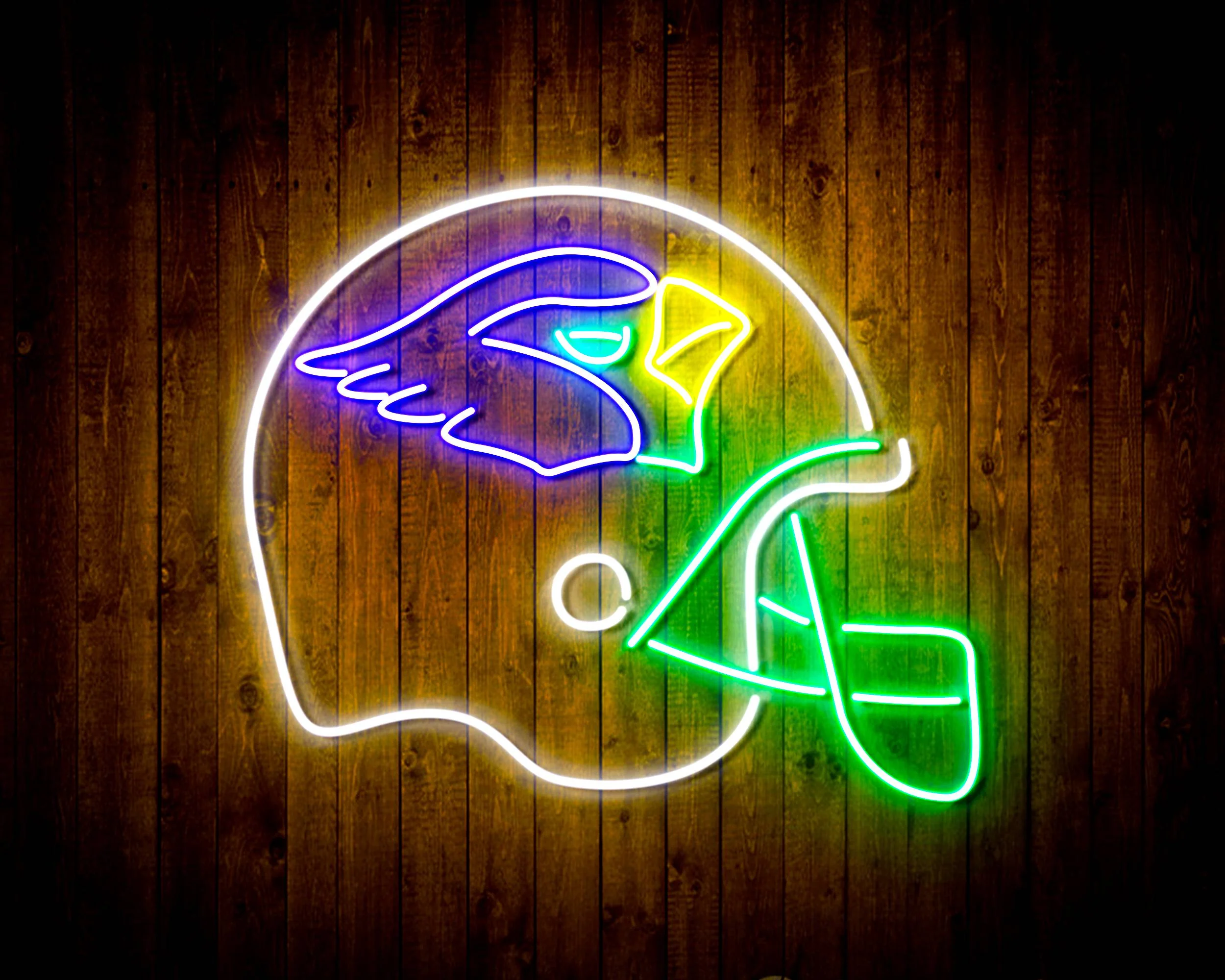 NFL Helmet Arizona Cardinals Bar Neon Flex LED Sign - Image 5