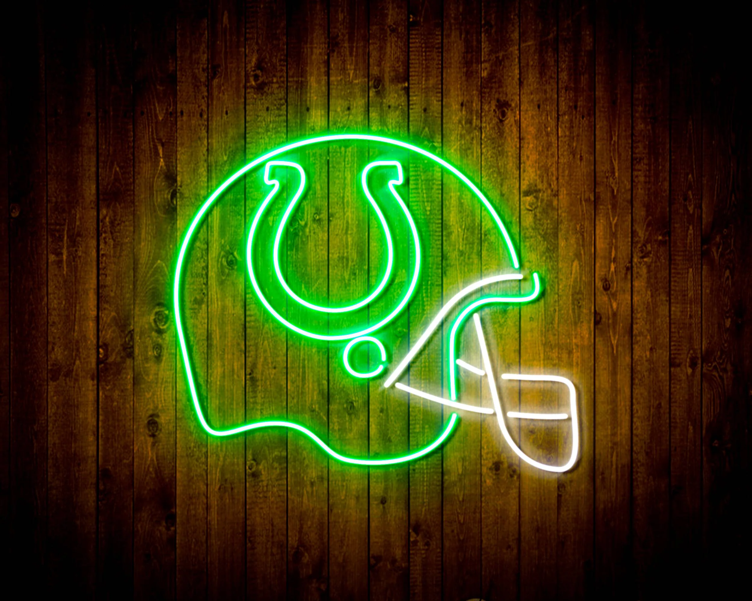 NFL Helmet Indianapolis Colts Bar Neon Flex LED Sign - Image 6