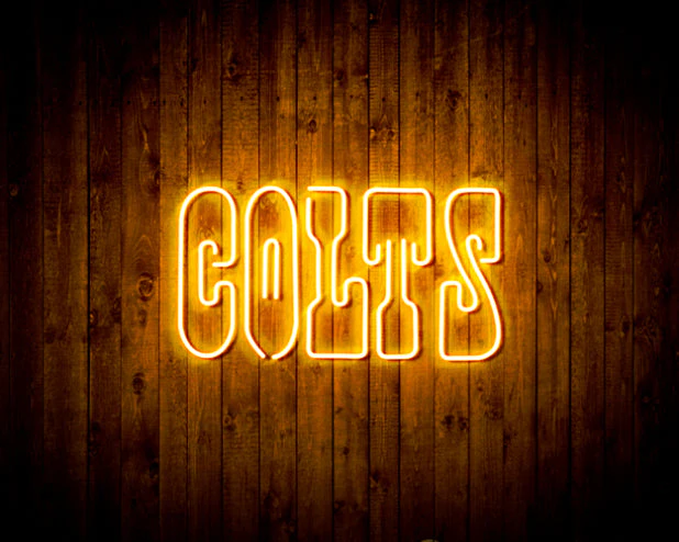 NFL Indianapolis Colts Handmade Neon Flex LED Sign - Image 8