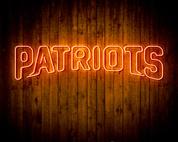 New England Patriots Handmade Neon Flex LED Sign - Image 6