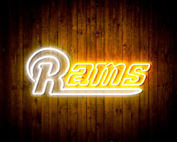 NFL RAMS Handmade Neon Flex LED Sign - Image 11