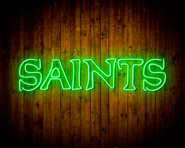 New Orleans Saints Handmade Neon Flex LED Sign - Image 7
