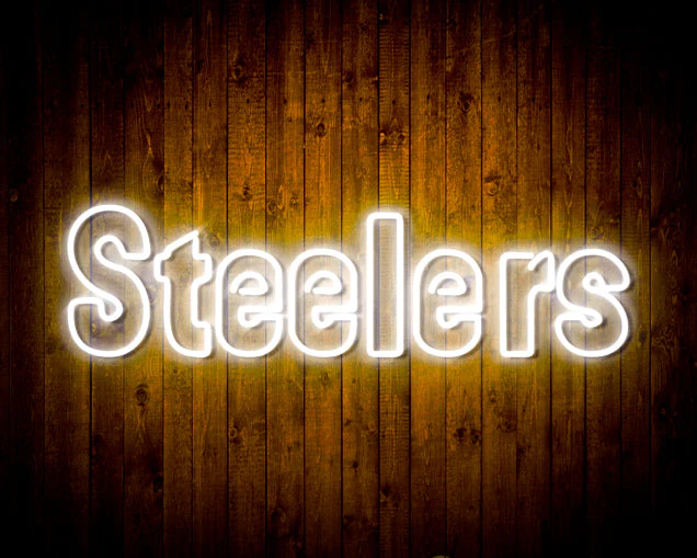 NFL STEELERS Handmade Neon Flex LED Sign - Image 9