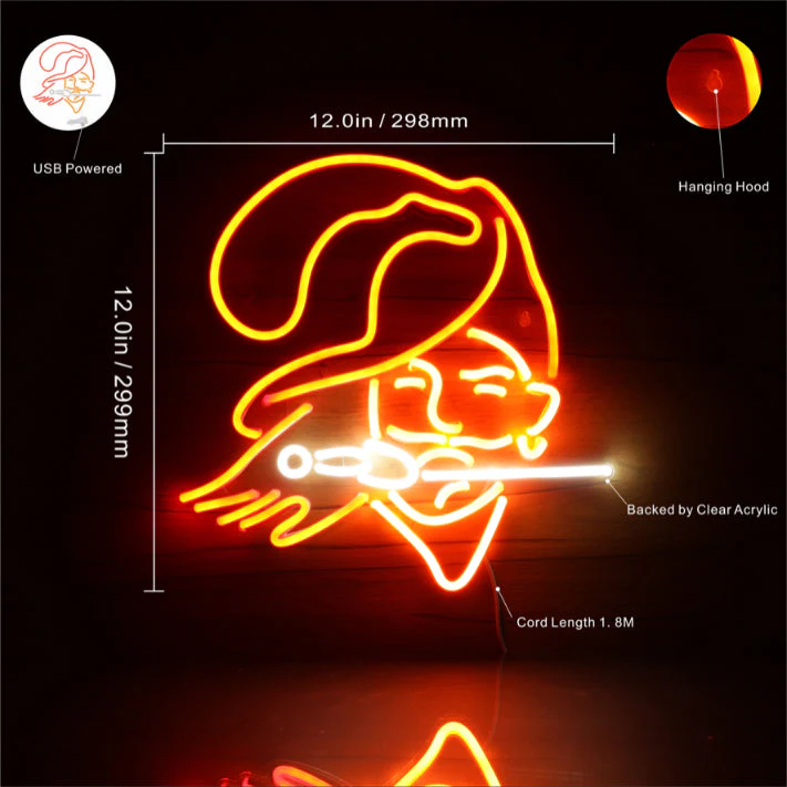 Tampa Bay Buccaneers Handmade Neon Flex LED Sign - Image 3