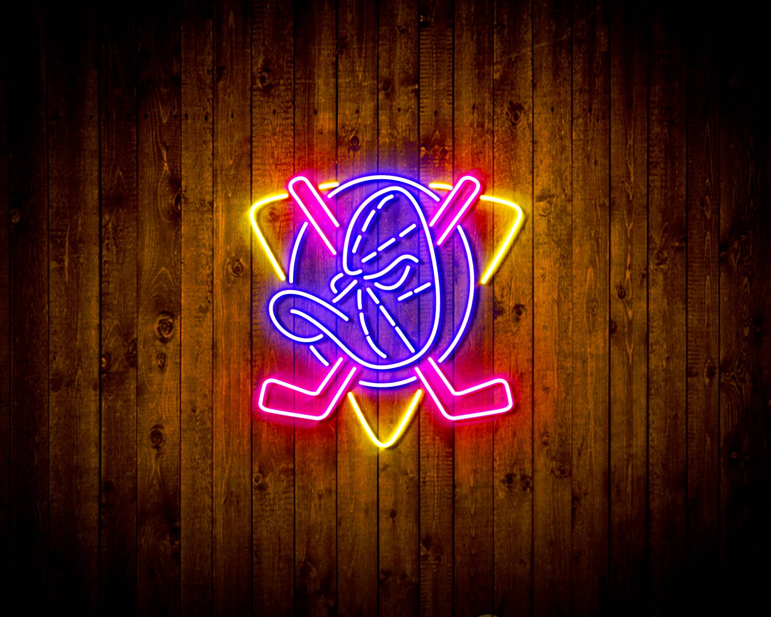 NHL Anaheim Ducks Bar Neon Flex LED Sign - Image 3
