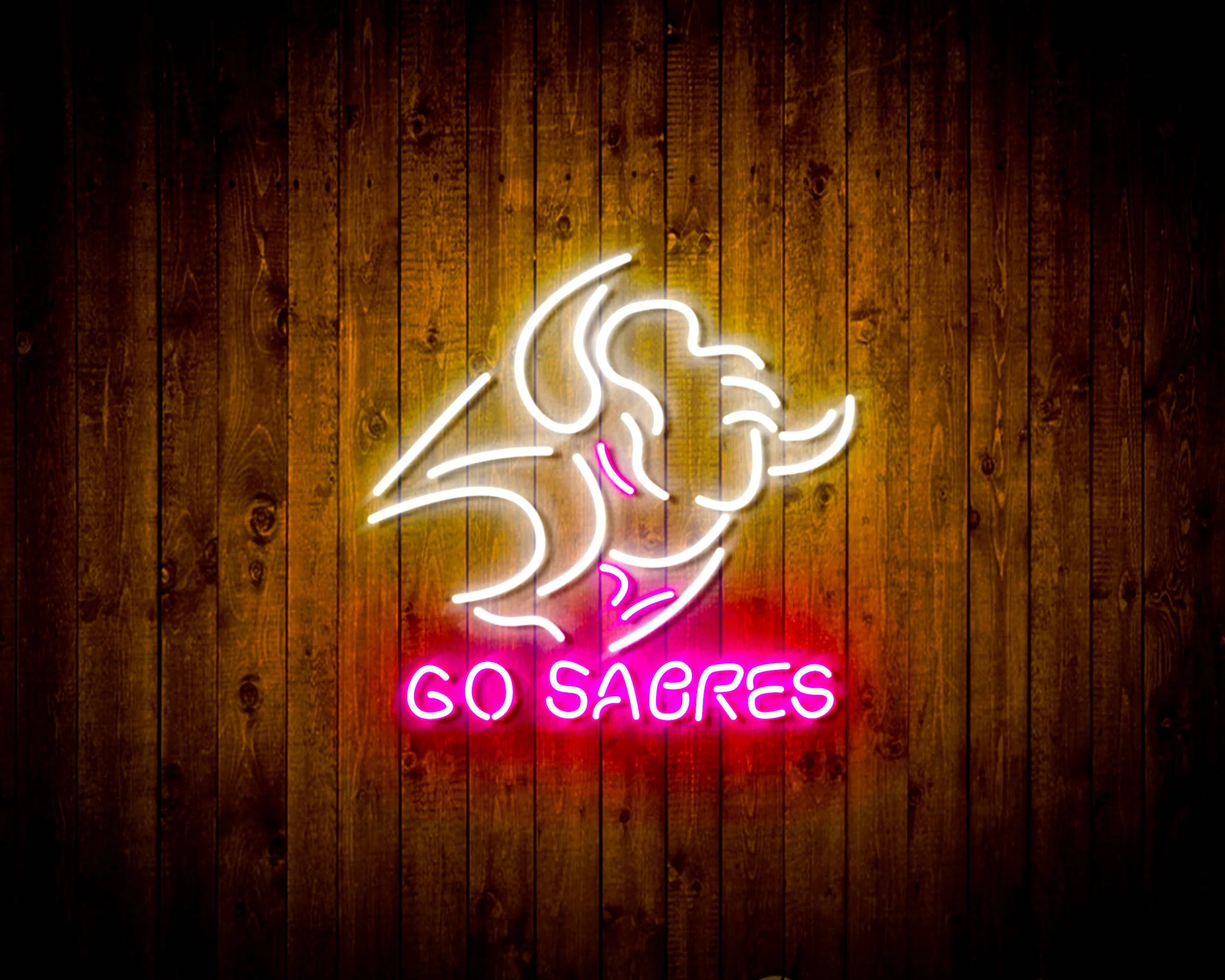 NHL Buffalo Sabres Bar Neon Flex LED Sign - Image 5