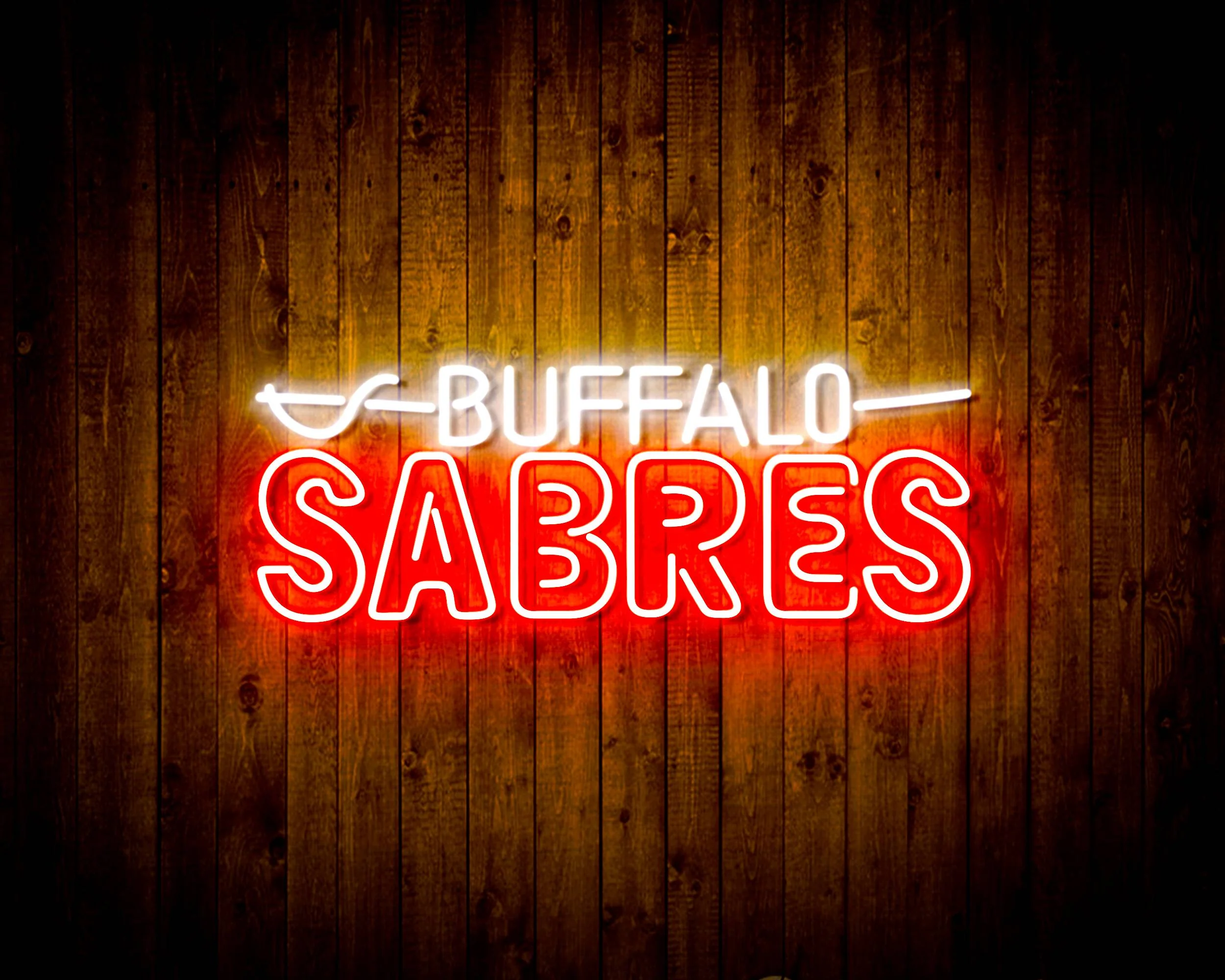 NHL Buffalo Sabres Bar Neon Flex LED Sign - Image 10