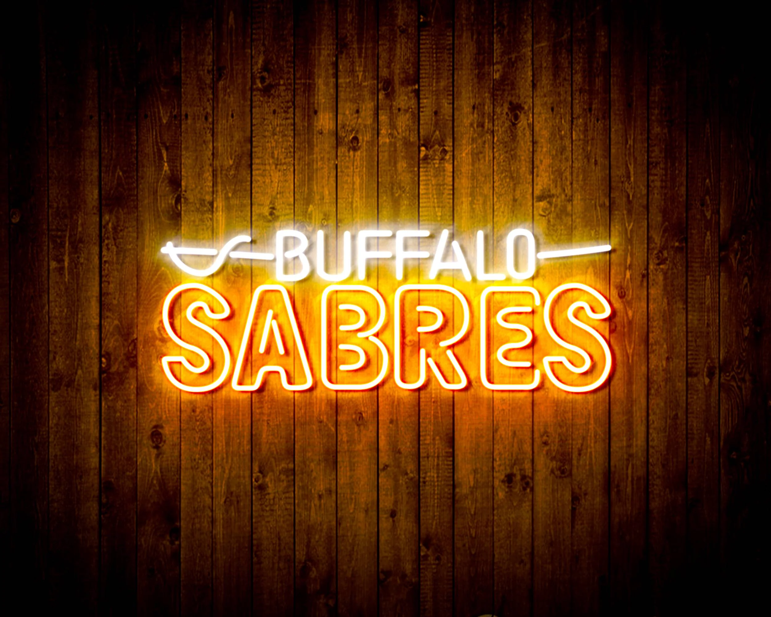 NHL Buffalo Sabres Bar Neon Flex LED Sign - Image 11