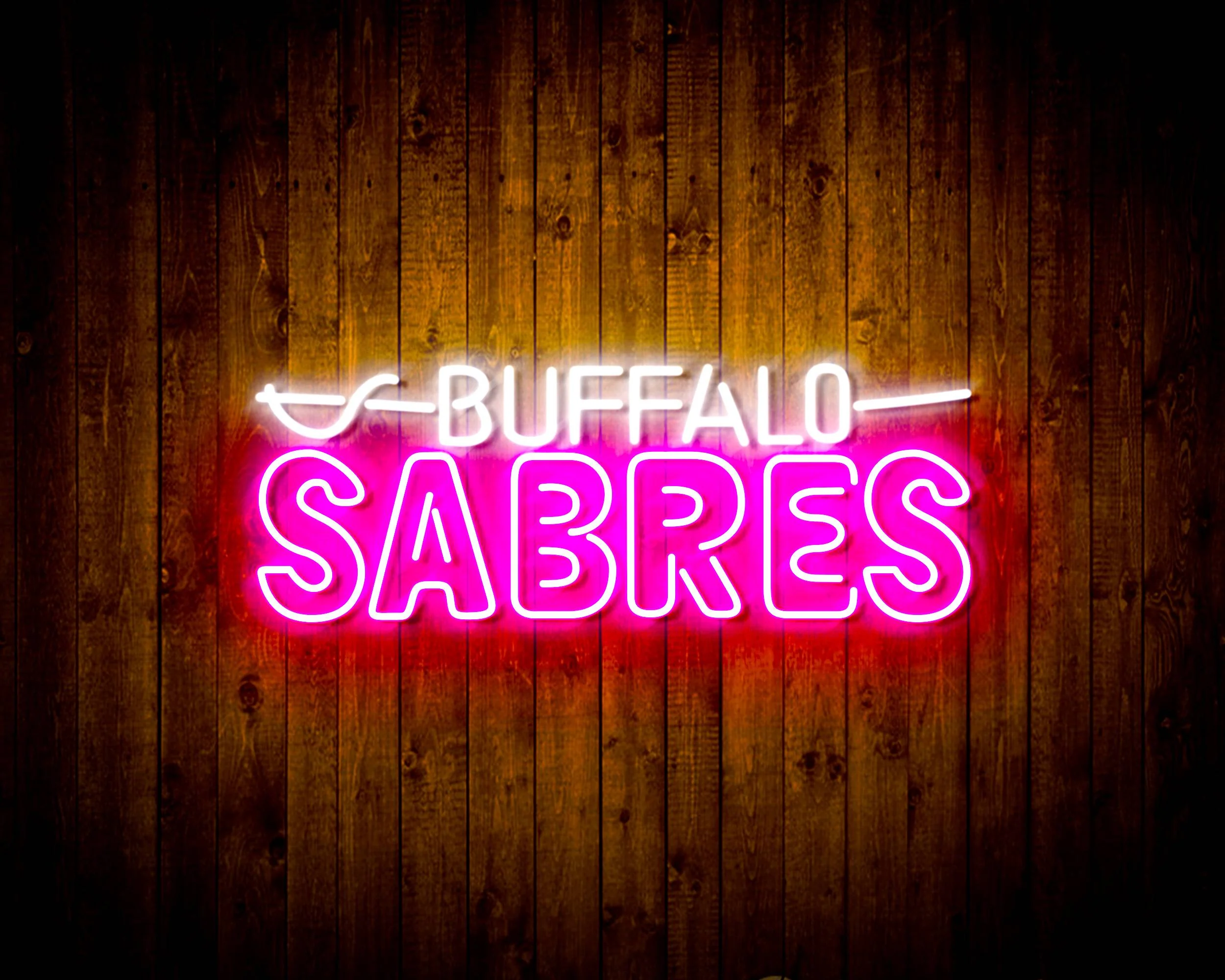 NHL Buffalo Sabres Bar Neon Flex LED Sign - Image 5