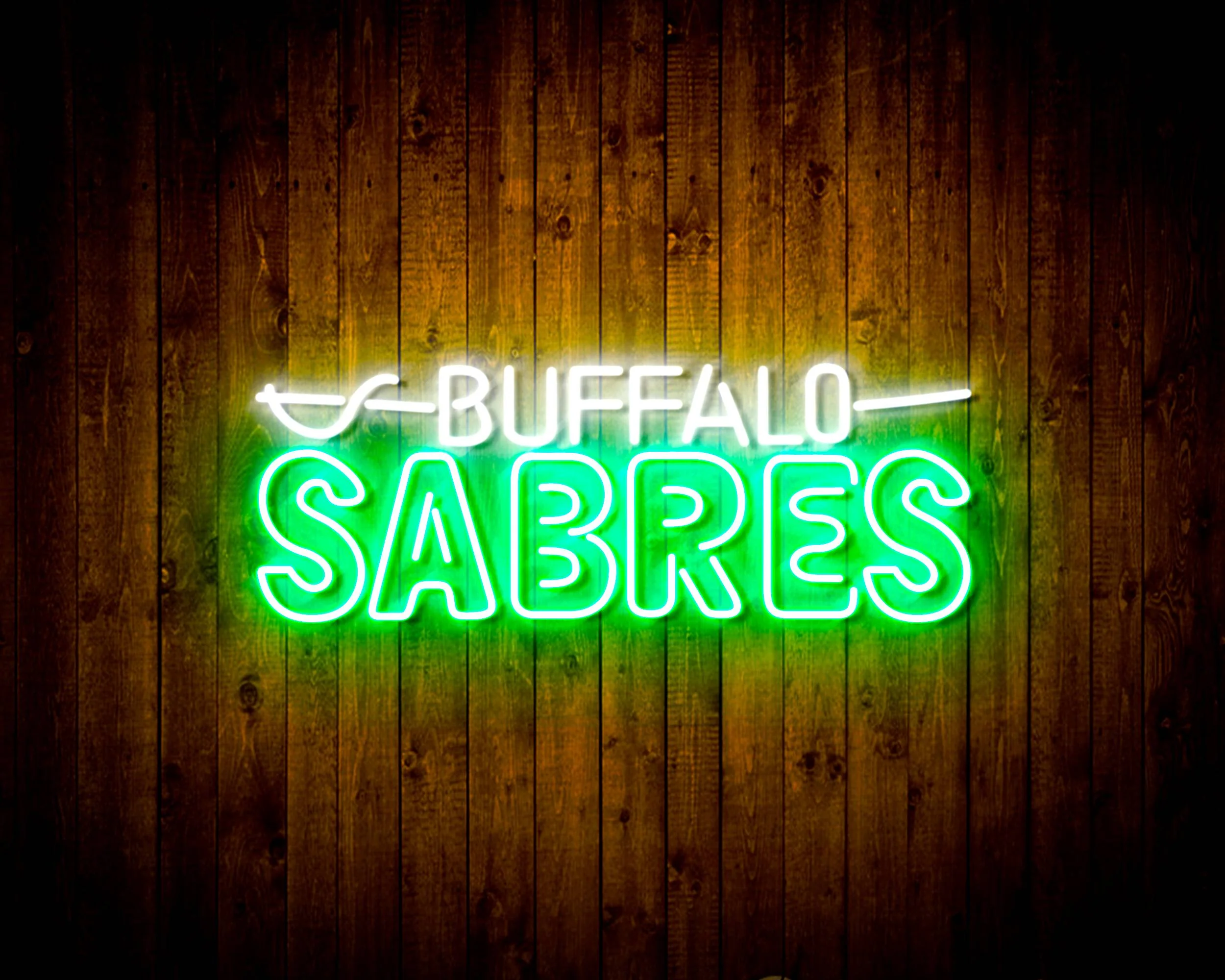 NHL Buffalo Sabres Bar Neon Flex LED Sign - Image 7