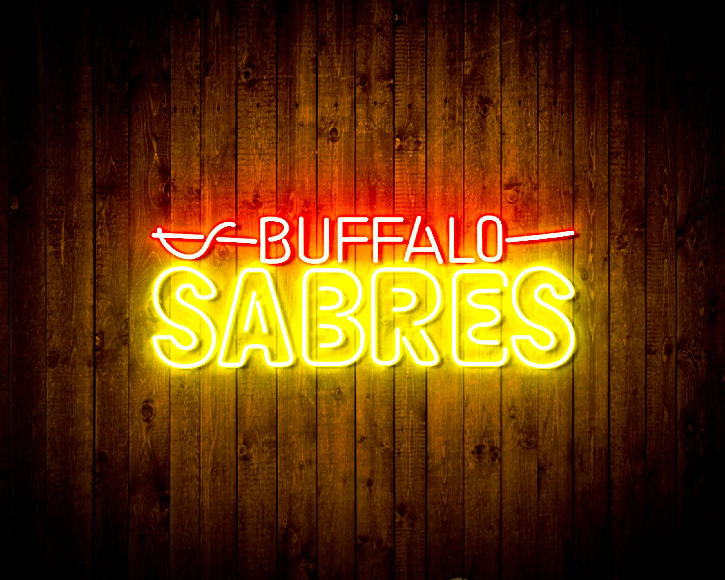 NHL Buffalo Sabres Bar Neon Flex LED Sign - Image 8