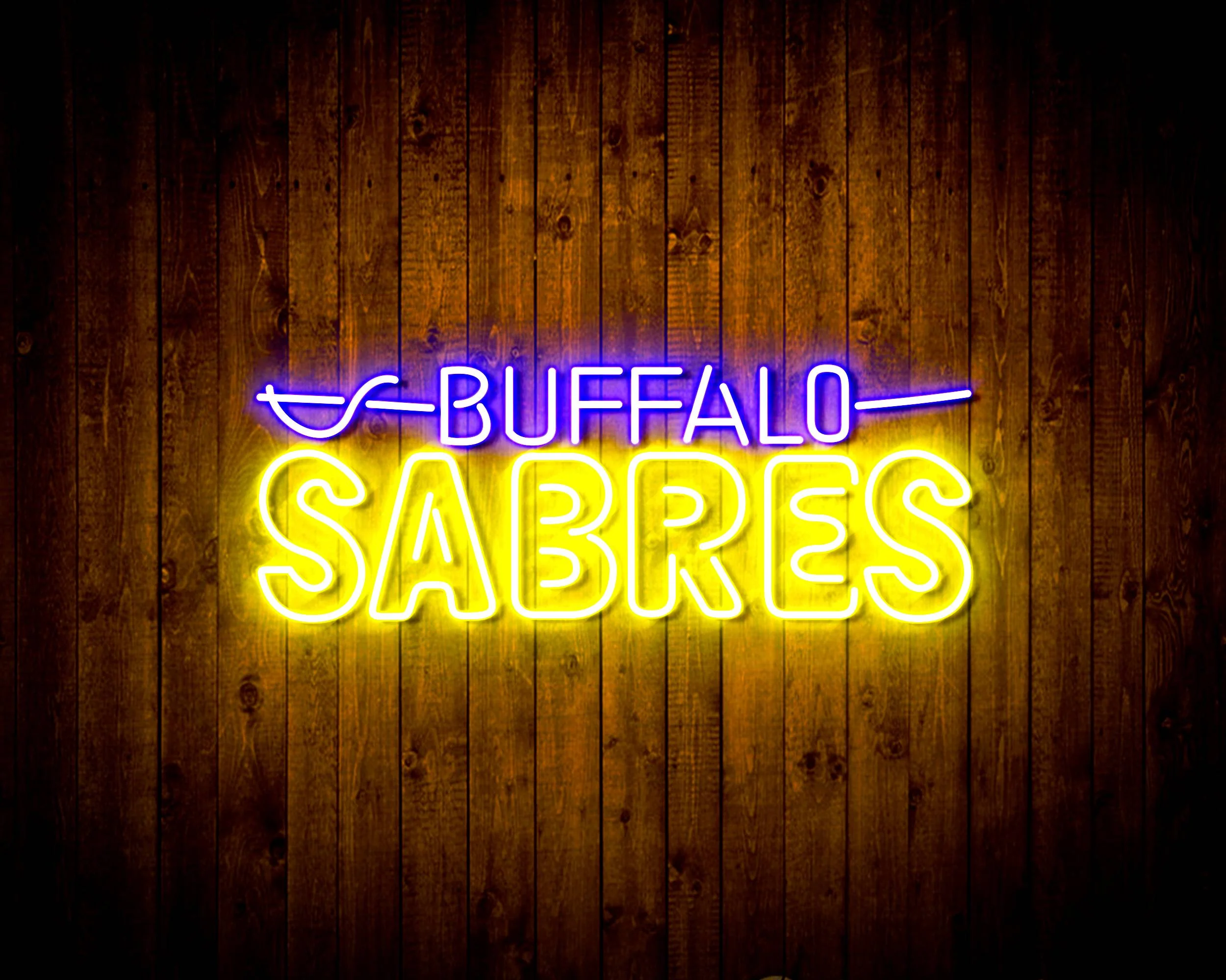 NHL Buffalo Sabres Bar Neon Flex LED Sign - Image 9