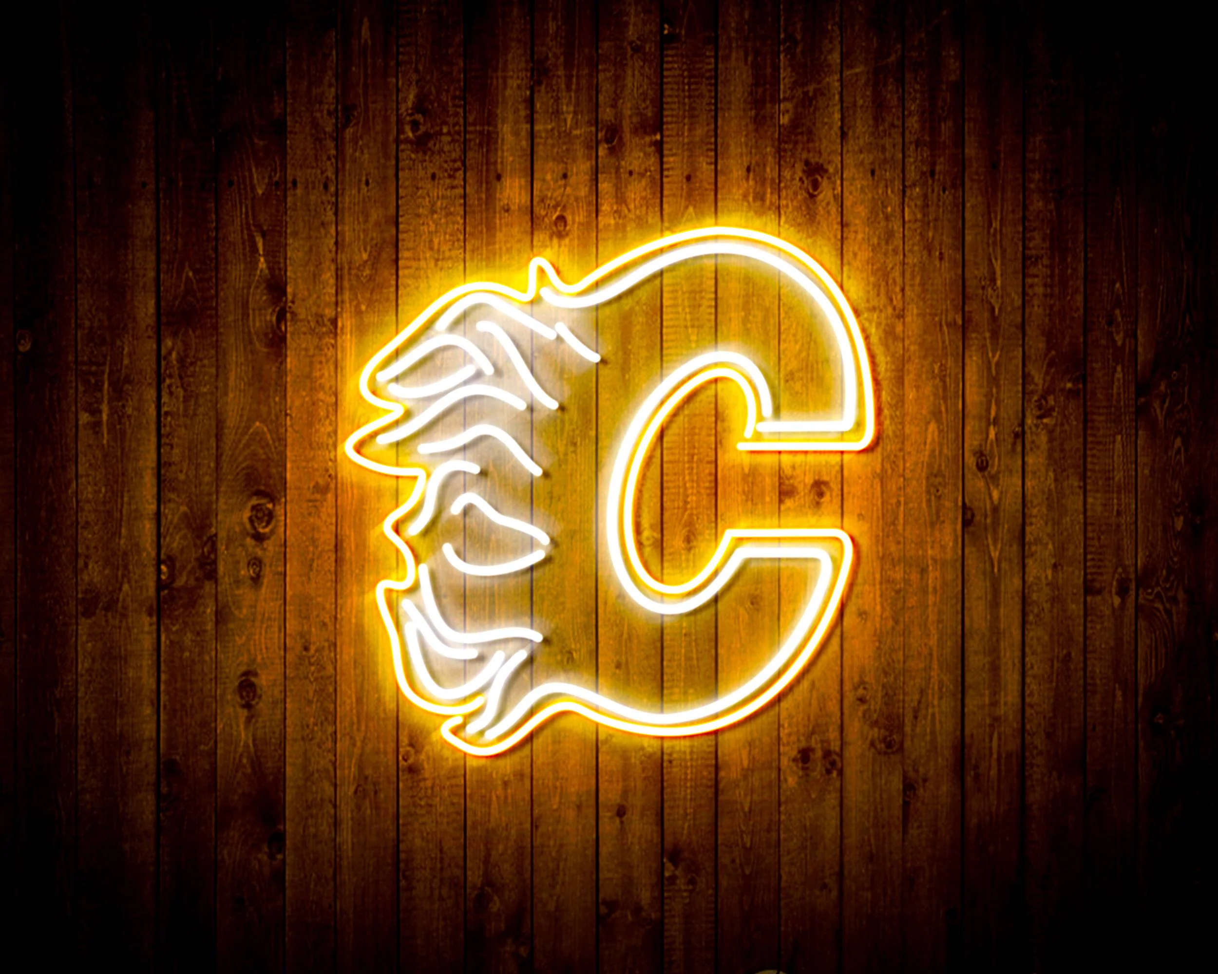 NHL Calgary Flames Bar Neon Flex LED Sign - Image 11