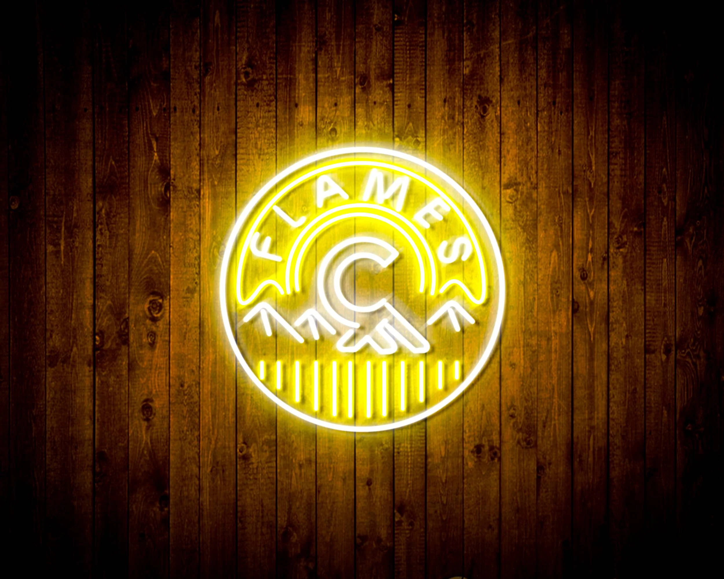 NHL Calgary Flames Bar Neon Flex LED Sign - Image 10
