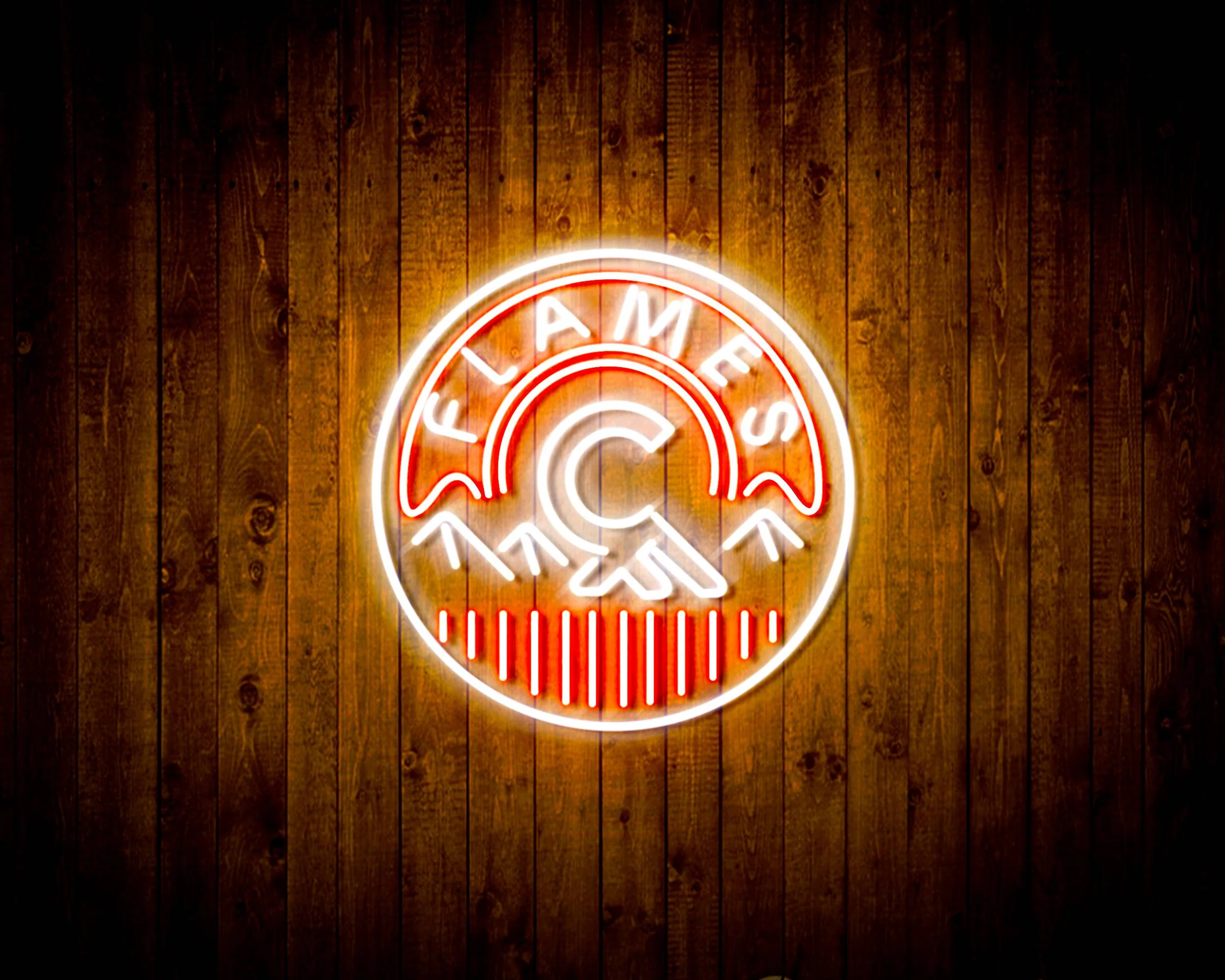 NHL Calgary Flames Bar Neon Flex LED Sign - Image 11