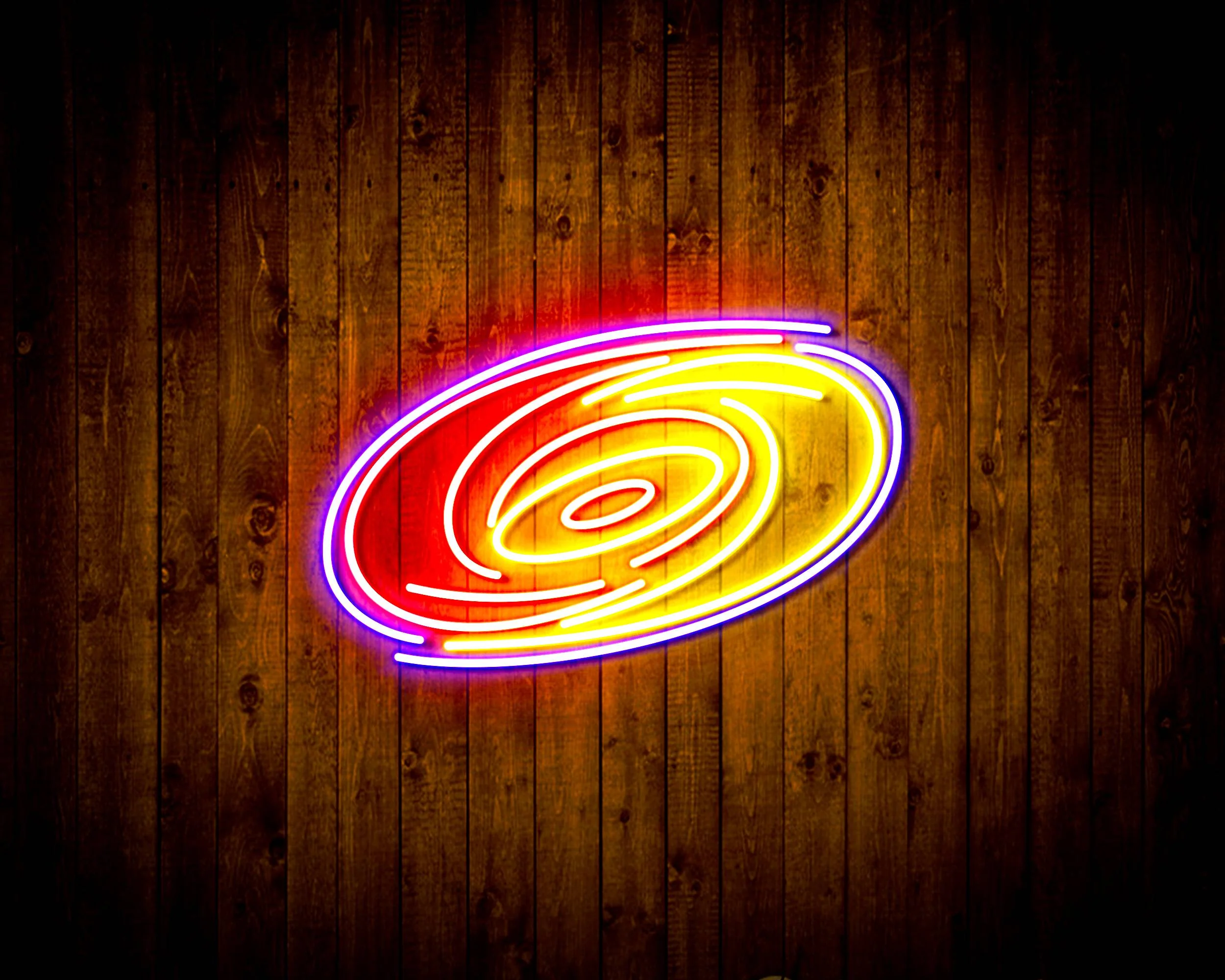 NHL Carolina Hurricanes Bar Neon Flex LED Sign - Image 2